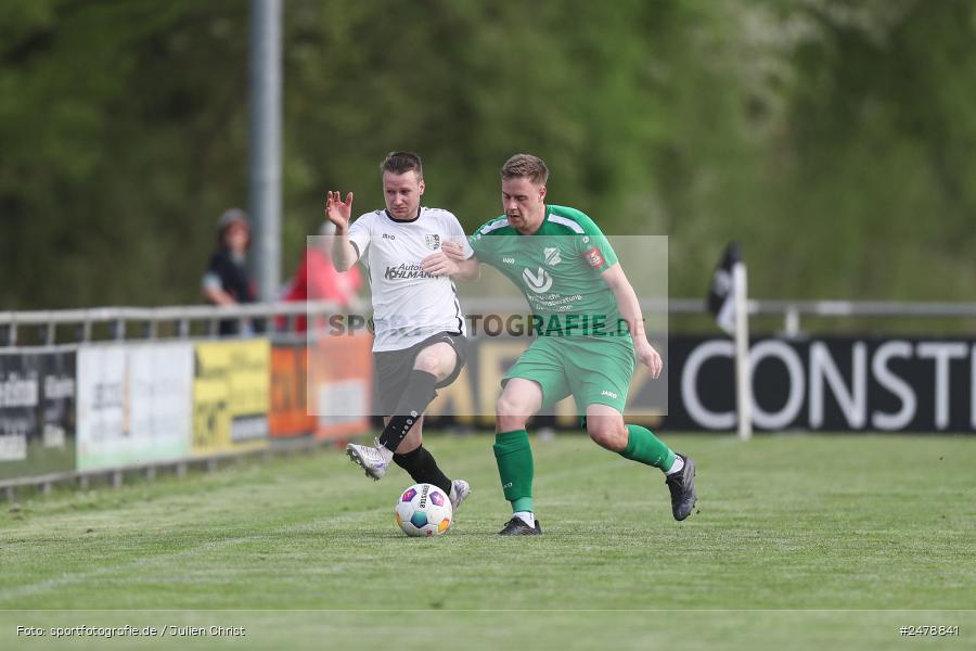 Fundamentum Sportpark, Karlburg, 16.04.2025, sport, action, BFV, Fussball, 25. Spieltag, Kreisliga Würzburg Gr. 2, FVT, TSV, FV Thüngersheim, TSV Karlburg II - Bild-ID: 2478841