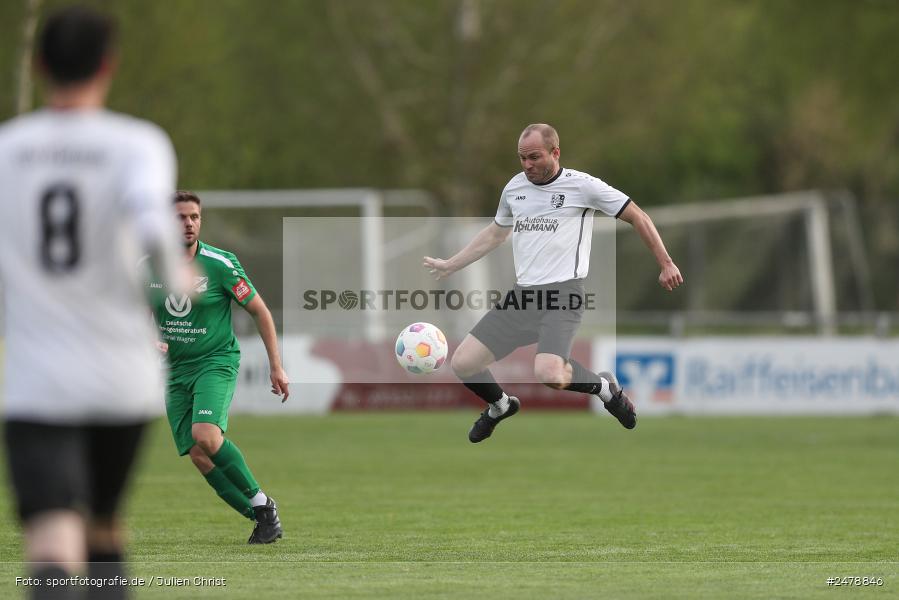 Fundamentum Sportpark, Karlburg, 16.04.2025, sport, action, BFV, Fussball, 25. Spieltag, Kreisliga Würzburg Gr. 2, FVT, TSV, FV Thüngersheim, TSV Karlburg II - Bild-ID: 2478846