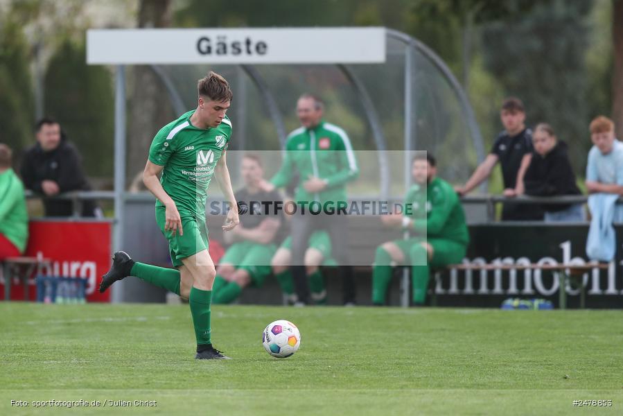 Fundamentum Sportpark, Karlburg, 16.04.2025, sport, action, BFV, Fussball, 25. Spieltag, Kreisliga Würzburg Gr. 2, FVT, TSV, FV Thüngersheim, TSV Karlburg II - Bild-ID: 2478853