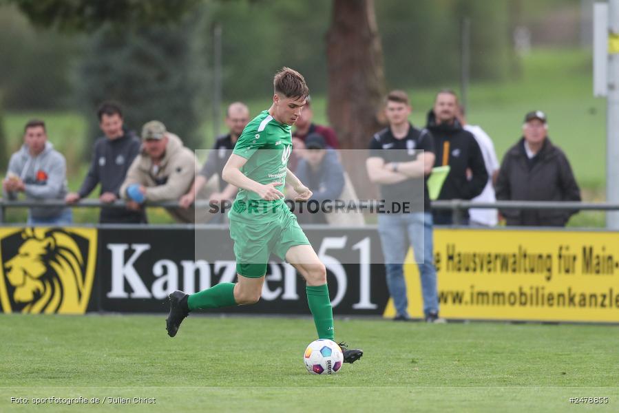 Fundamentum Sportpark, Karlburg, 16.04.2025, sport, action, BFV, Fussball, 25. Spieltag, Kreisliga Würzburg Gr. 2, FVT, TSV, FV Thüngersheim, TSV Karlburg II - Bild-ID: 2478855