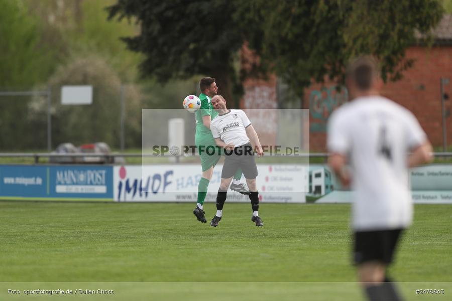 Fundamentum Sportpark, Karlburg, 16.04.2025, sport, action, BFV, Fussball, 25. Spieltag, Kreisliga Würzburg Gr. 2, FVT, TSV, FV Thüngersheim, TSV Karlburg II - Bild-ID: 2478863