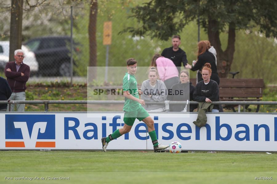 Fundamentum Sportpark, Karlburg, 16.04.2025, sport, action, BFV, Fussball, 25. Spieltag, Kreisliga Würzburg Gr. 2, FVT, TSV, FV Thüngersheim, TSV Karlburg II - Bild-ID: 2478865