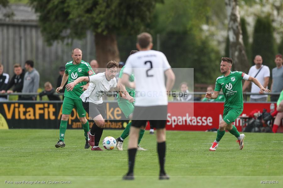 Fundamentum Sportpark, Karlburg, 16.04.2025, sport, action, BFV, Fussball, 25. Spieltag, Kreisliga Würzburg Gr. 2, FVT, TSV, FV Thüngersheim, TSV Karlburg II - Bild-ID: 2478874