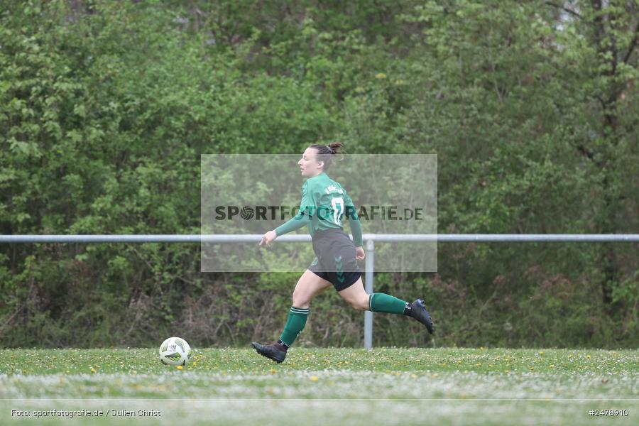 Sportgelände am Uhlberg, Karsbach, 16.04.2025, sport, action, BFV, Frauen Bezirksoberliga, Fussball, 16. Spieltag, SVV, FFC, SV 1928 Veitshöchheim, FFC Adelsberg-Karsbach - Bild-ID: 2478910