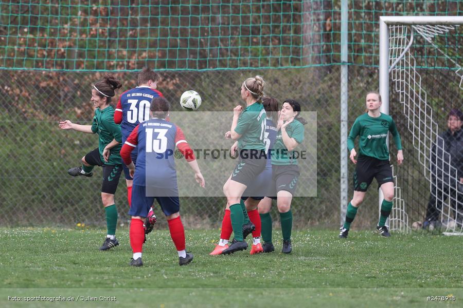 Sportgelände am Uhlberg, Karsbach, 16.04.2025, sport, action, BFV, Frauen Bezirksoberliga, Fussball, 16. Spieltag, SVV, FFC, SV 1928 Veitshöchheim, FFC Adelsberg-Karsbach - Bild-ID: 2478918