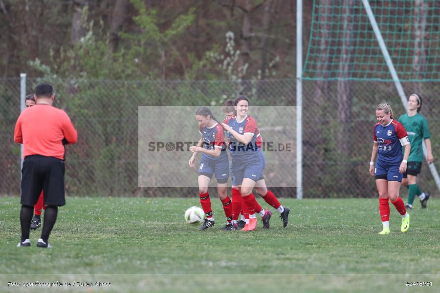 Sportgelände am Uhlberg, Karsbach, 16.04.2025, sport, action, BFV, Frauen Bezirksoberliga, Fussball, 16. Spieltag, SVV, FFC, SV 1928 Veitshöchheim, FFC Adelsberg-Karsbach - Bild-ID: 2478931