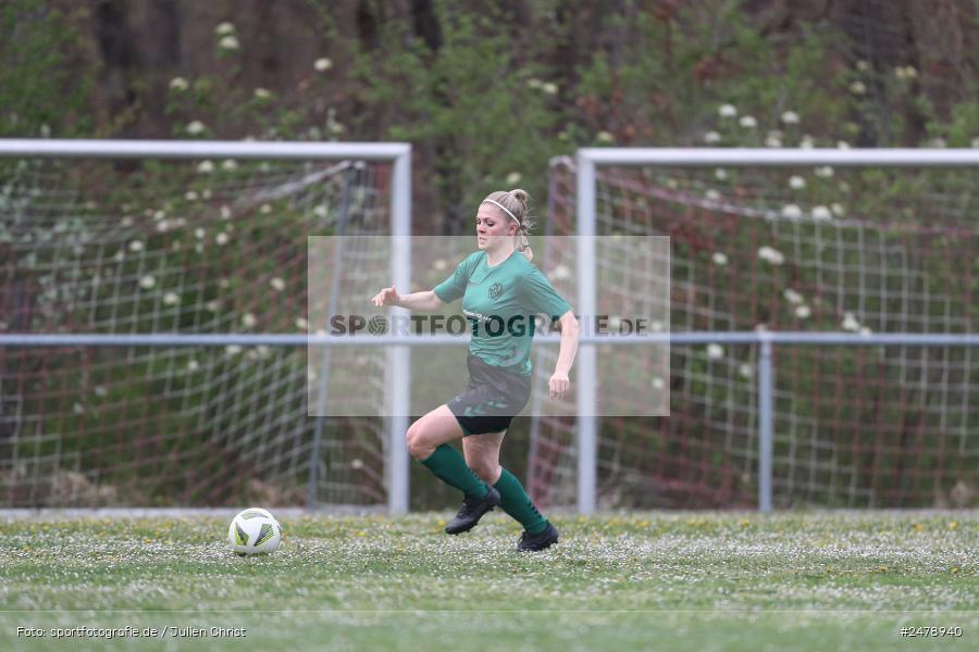 Sportgelände am Uhlberg, Karsbach, 16.04.2025, sport, action, BFV, Frauen Bezirksoberliga, Fussball, 16. Spieltag, SVV, FFC, SV 1928 Veitshöchheim, FFC Adelsberg-Karsbach - Bild-ID: 2478940