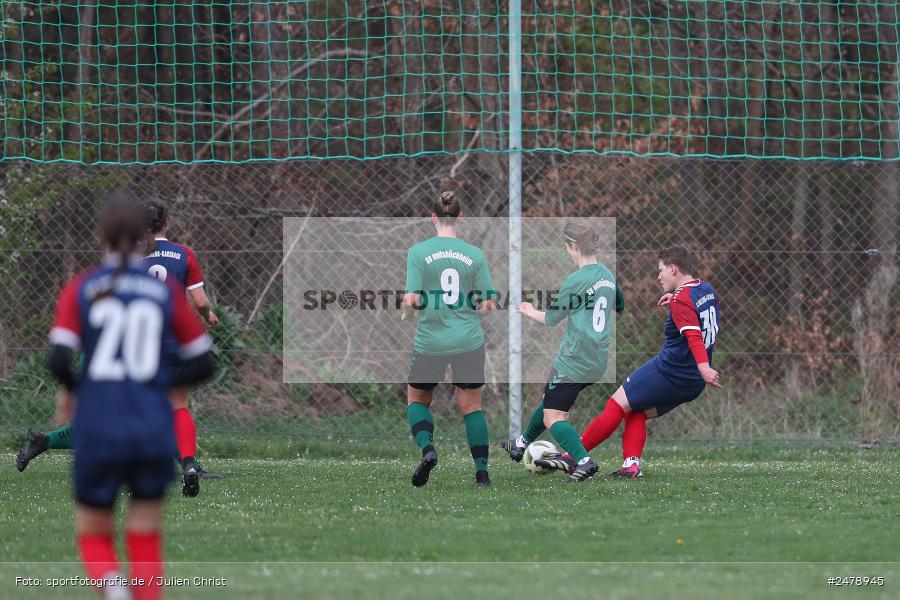Sportgelände am Uhlberg, Karsbach, 16.04.2025, sport, action, BFV, Frauen Bezirksoberliga, Fussball, 16. Spieltag, SVV, FFC, SV 1928 Veitshöchheim, FFC Adelsberg-Karsbach - Bild-ID: 2478945