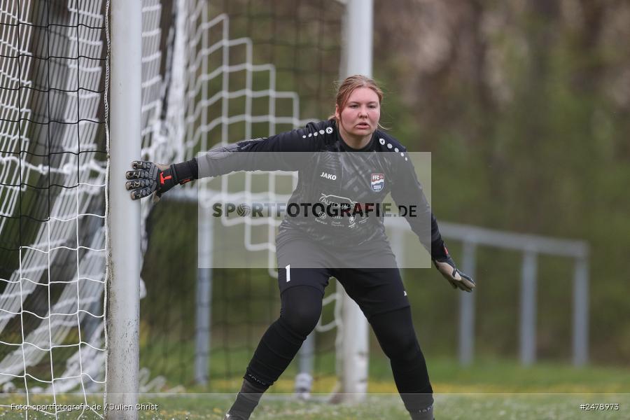 Sportgelände am Uhlberg, Karsbach, 16.04.2025, sport, action, BFV, Frauen Bezirksoberliga, Fussball, 16. Spieltag, SVV, FFC, SV 1928 Veitshöchheim, FFC Adelsberg-Karsbach - Bild-ID: 2478973