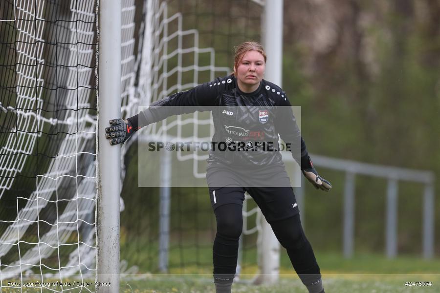 Sportgelände am Uhlberg, Karsbach, 16.04.2025, sport, action, BFV, Frauen Bezirksoberliga, Fussball, 16. Spieltag, SVV, FFC, SV 1928 Veitshöchheim, FFC Adelsberg-Karsbach - Bild-ID: 2478974