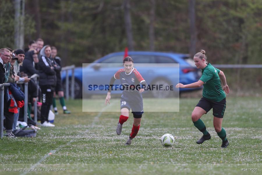 Sportgelände am Uhlberg, Karsbach, 16.04.2025, sport, action, BFV, Frauen Bezirksoberliga, Fussball, 16. Spieltag, SVV, FFC, SV 1928 Veitshöchheim, FFC Adelsberg-Karsbach - Bild-ID: 2479001