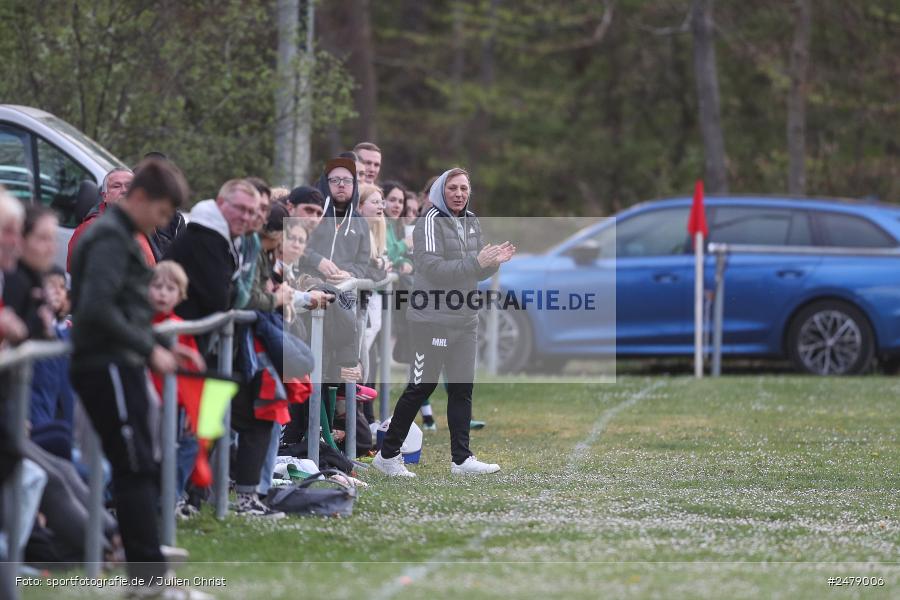 Sportgelände am Uhlberg, Karsbach, 16.04.2025, sport, action, BFV, Frauen Bezirksoberliga, Fussball, 16. Spieltag, SVV, FFC, SV 1928 Veitshöchheim, FFC Adelsberg-Karsbach - Bild-ID: 2479006