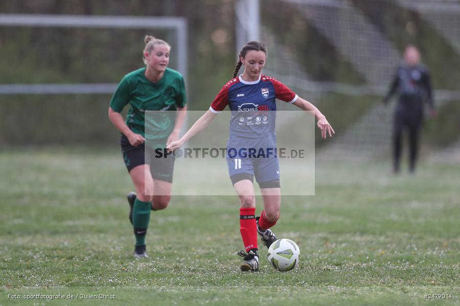 Sportgelände am Uhlberg, Karsbach, 16.04.2025, sport, action, BFV, Frauen Bezirksoberliga, Fussball, 16. Spieltag, SVV, FFC, SV 1928 Veitshöchheim, FFC Adelsberg-Karsbach - Bild-ID: 2479014