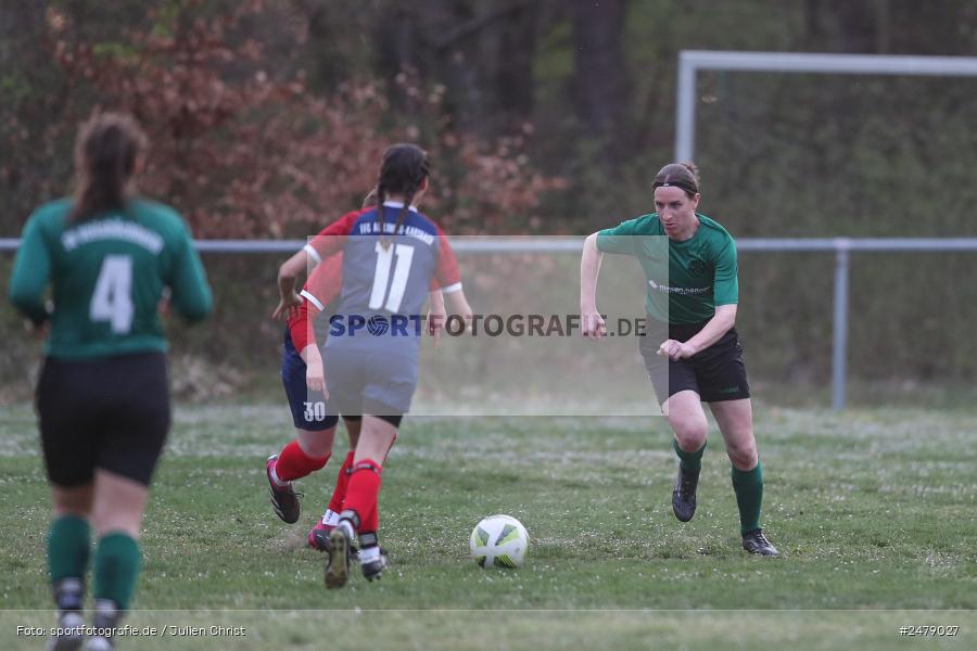 Sportgelände am Uhlberg, Karsbach, 16.04.2025, sport, action, BFV, Frauen Bezirksoberliga, Fussball, 16. Spieltag, SVV, FFC, SV 1928 Veitshöchheim, FFC Adelsberg-Karsbach - Bild-ID: 2479027