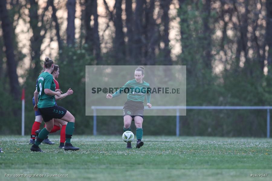 Sportgelände am Uhlberg, Karsbach, 16.04.2025, sport, action, BFV, Frauen Bezirksoberliga, Fussball, 16. Spieltag, SVV, FFC, SV 1928 Veitshöchheim, FFC Adelsberg-Karsbach - Bild-ID: 2479047