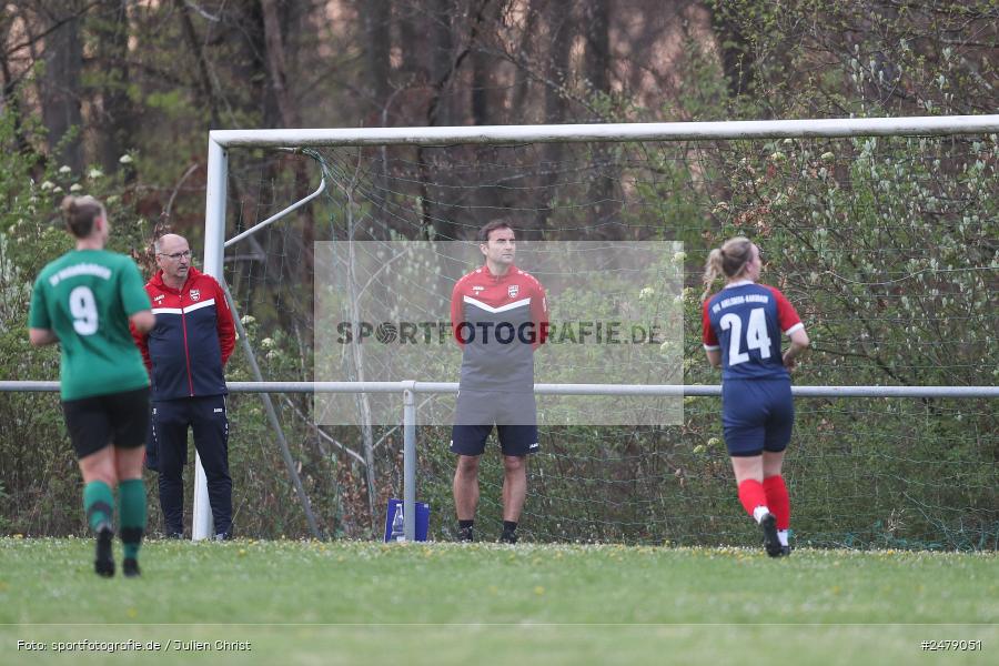 Sportgelände am Uhlberg, Karsbach, 16.04.2025, sport, action, BFV, Frauen Bezirksoberliga, Fussball, 16. Spieltag, SVV, FFC, SV 1928 Veitshöchheim, FFC Adelsberg-Karsbach - Bild-ID: 2479051