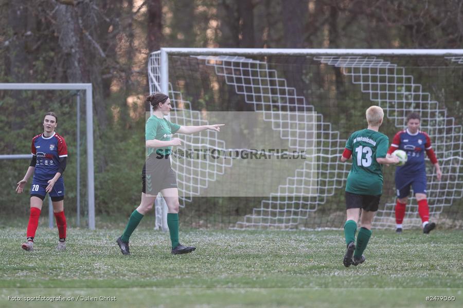 Sportgelände am Uhlberg, Karsbach, 16.04.2025, sport, action, BFV, Frauen Bezirksoberliga, Fussball, 16. Spieltag, SVV, FFC, SV 1928 Veitshöchheim, FFC Adelsberg-Karsbach - Bild-ID: 2479060