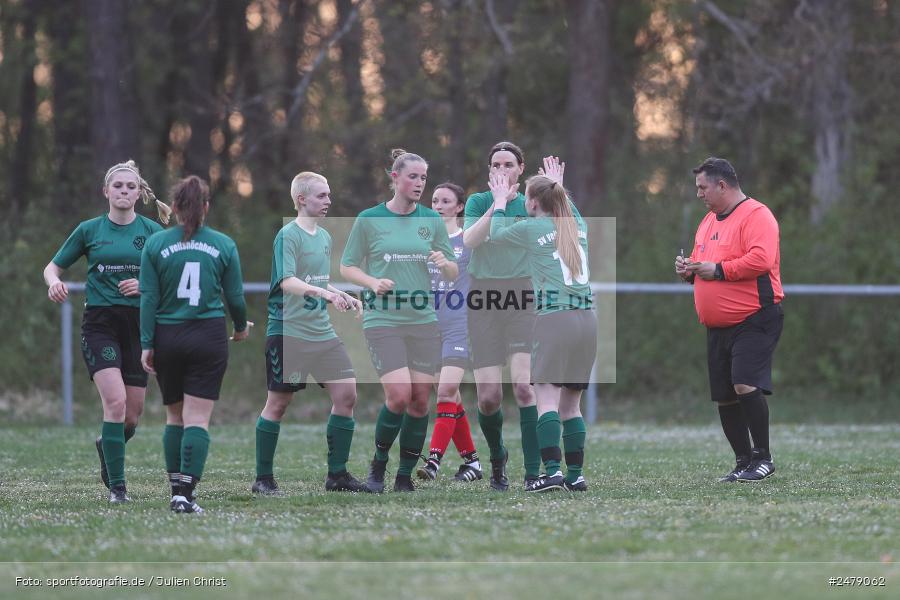 Sportgelände am Uhlberg, Karsbach, 16.04.2025, sport, action, BFV, Frauen Bezirksoberliga, Fussball, 16. Spieltag, SVV, FFC, SV 1928 Veitshöchheim, FFC Adelsberg-Karsbach - Bild-ID: 2479062