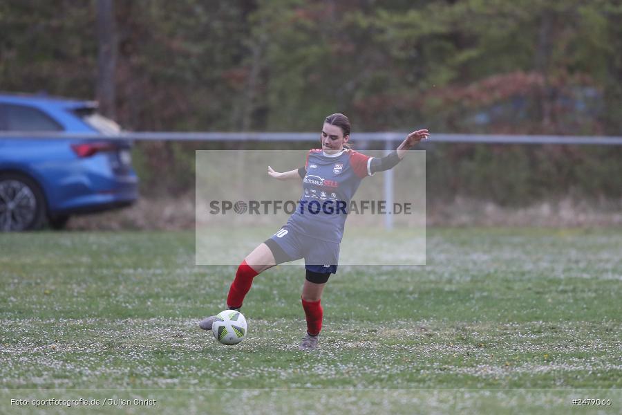 Sportgelände am Uhlberg, Karsbach, 16.04.2025, sport, action, BFV, Frauen Bezirksoberliga, Fussball, 16. Spieltag, SVV, FFC, SV 1928 Veitshöchheim, FFC Adelsberg-Karsbach - Bild-ID: 2479066