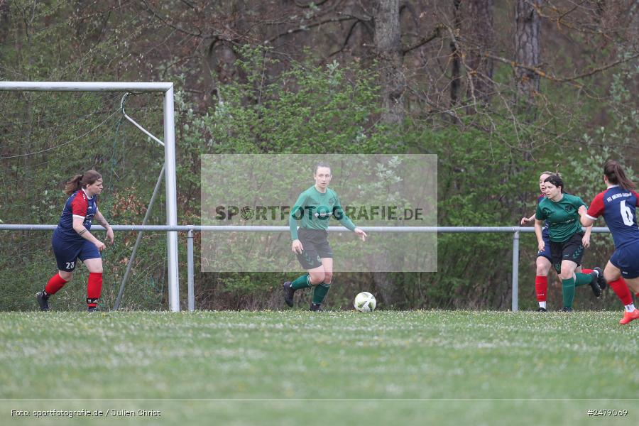 Sportgelände am Uhlberg, Karsbach, 16.04.2025, sport, action, BFV, Frauen Bezirksoberliga, Fussball, 16. Spieltag, SVV, FFC, SV 1928 Veitshöchheim, FFC Adelsberg-Karsbach - Bild-ID: 2479069