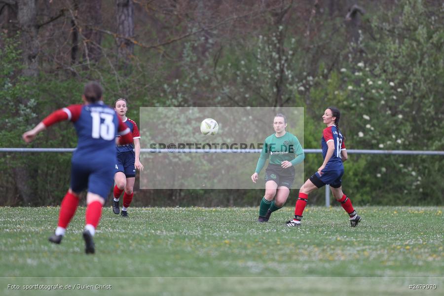 Sportgelände am Uhlberg, Karsbach, 16.04.2025, sport, action, BFV, Frauen Bezirksoberliga, Fussball, 16. Spieltag, SVV, FFC, SV 1928 Veitshöchheim, FFC Adelsberg-Karsbach - Bild-ID: 2479070