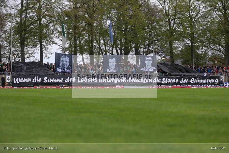 Sachs-Stadion, Schweinfurt, 17.04.2025, sport, action, BFV, Regionalliga Bayern, Fussball, 29. Spieltag, FCB, FCS, FC Bayern München II, 1. FC Schweinfurt 1905 - Bild-ID: 2479072