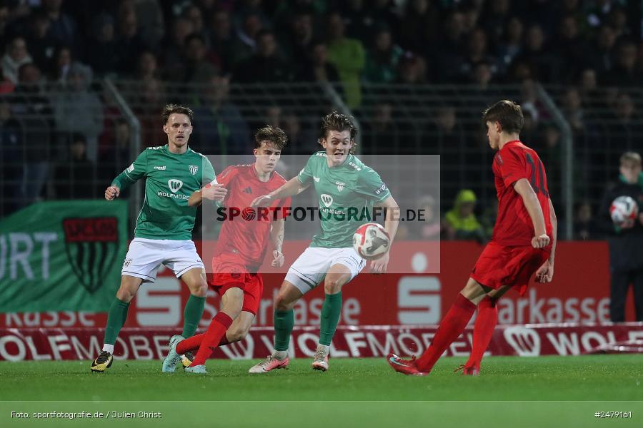 Sachs-Stadion, Schweinfurt, 17.04.2025, sport, action, BFV, Regionalliga Bayern, Fussball, 29. Spieltag, FCB, FCS, FC Bayern München II, 1. FC Schweinfurt 1905 - Bild-ID: 2479161 Sachs-Stadion, Schweinfurt, 17.04.2025, sport, action, BFV, Regionalliga Bayern, Fussball, 29. Spieltag, FCB, FCS, FC Bayern München II, 1. FC Schweinfurt 1905 - Bild-ID: 2479161