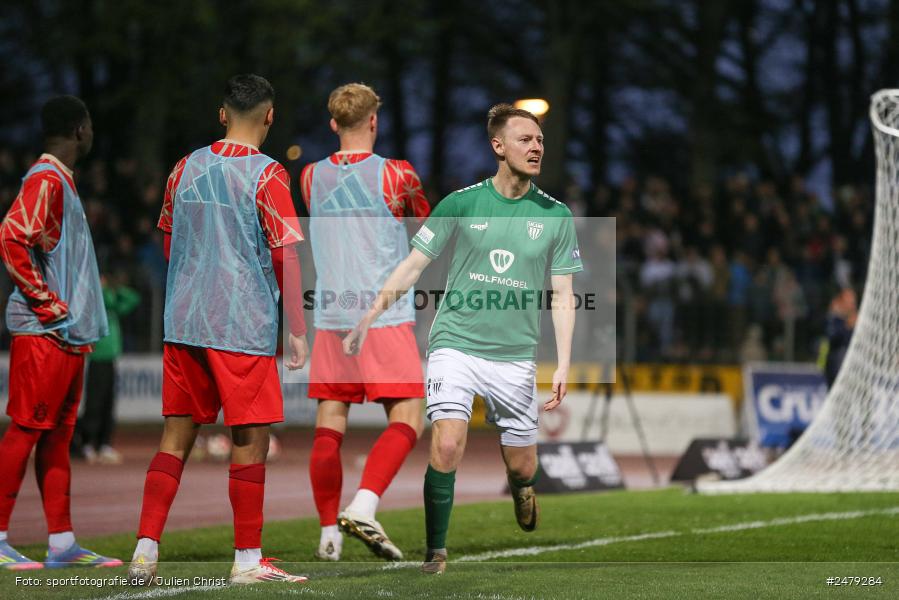 sport, action, Schweinfurt, Sachs-Stadion, Regionalliga Bayern, Fussball, FCS, FCB, FC Bayern München II, BFV, 29. Spieltag, 17.04.2025, 1. FC Schweinfurt 1905 - Bild-ID: 2479284