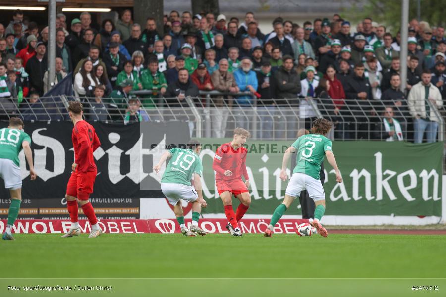 sport, action, Schweinfurt, Sachs-Stadion, Regionalliga Bayern, Fussball, FCS, FCB, FC Bayern München II, BFV, 29. Spieltag, 17.04.2025, 1. FC Schweinfurt 1905 - Bild-ID: 2479312