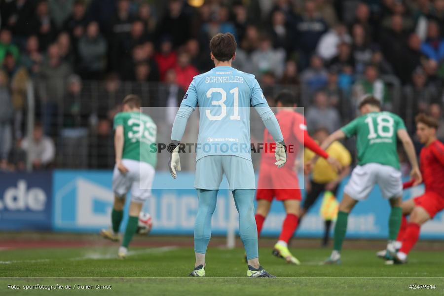 sport, action, Schweinfurt, Sachs-Stadion, Regionalliga Bayern, Fussball, FCS, FCB, FC Bayern München II, BFV, 29. Spieltag, 17.04.2025, 1. FC Schweinfurt 1905 - Bild-ID: 2479314