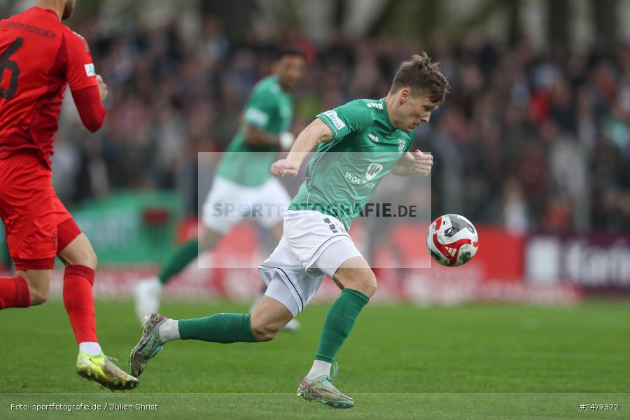 sport, action, Schweinfurt, Sachs-Stadion, Regionalliga Bayern, Fussball, FCS, FCB, FC Bayern München II, BFV, 29. Spieltag, 17.04.2025, 1. FC Schweinfurt 1905 - Bild-ID: 2479322