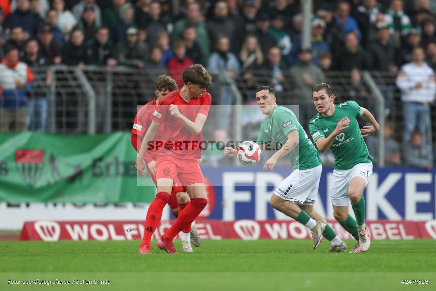 sport, action, Schweinfurt, Sachs-Stadion, Regionalliga Bayern, Fussball, FCS, FCB, FC Bayern München II, BFV, 29. Spieltag, 17.04.2025, 1. FC Schweinfurt 1905 - Bild-ID: 2479328 sport, action, Schweinfurt, Sachs-Stadion, Regionalliga Bayern, Fussball, FCS, FCB, FC Bayern München II, BFV, 29. Spieltag, 17.04.2025, 1. FC Schweinfurt 1905 - Bild-ID: 2479328