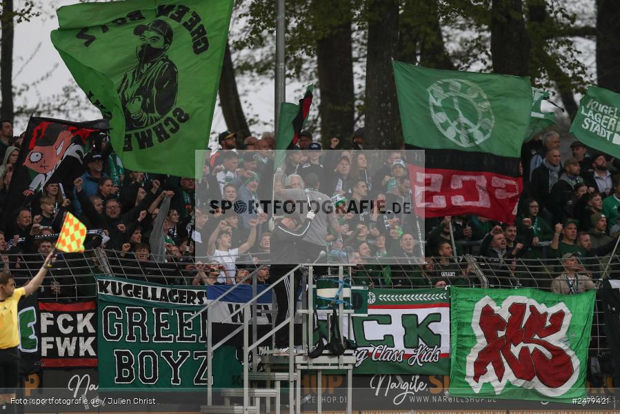 sport, action, Schweinfurt, Sachs-Stadion, Regionalliga Bayern, Fussball, FCS, FCB, FC Bayern München II, BFV, 29. Spieltag, 17.04.2025, 1. FC Schweinfurt 1905 - Bild-ID: 2479421