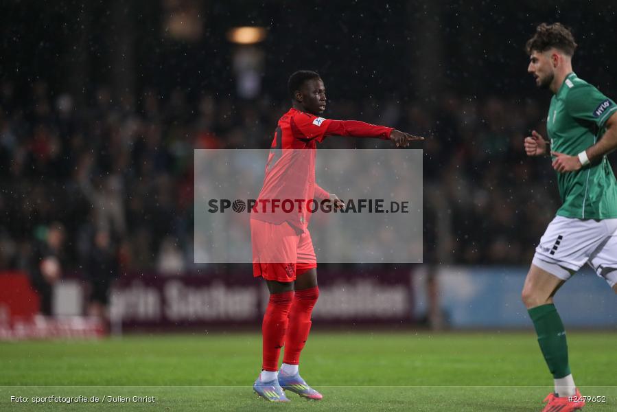 sport, action, Schweinfurt, Sachs-Stadion, Regionalliga Bayern, Fussball, FCS, FCB, FC Bayern München II, BFV, 29. Spieltag, 17.04.2025, 1. FC Schweinfurt 1905 - Bild-ID: 2479652
