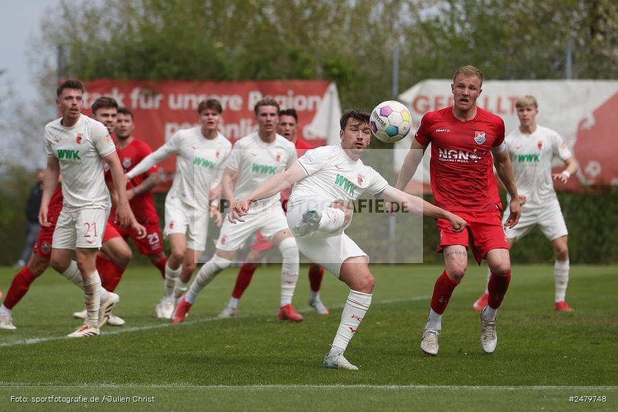 NGN Arena, Aubstadt, 19.04.2025, sport, action, BFV, Regionalliga Bayern, Fussball, 30. Spieltag, FCA, AUB, FC Augsburg II, TSV Aubstadt - Bild-ID: 2479748