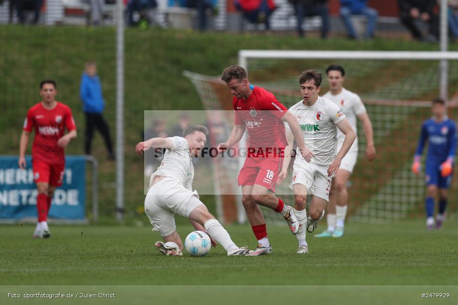 sport, action, TSV Aubstadt, Regionalliga Bayern, NGN Arena, Fussball, FCA, FC Augsburg II, BFV, Aubstadt, AUB, 30. Spieltag, 19.04.2025 - Bild-ID: 2479929