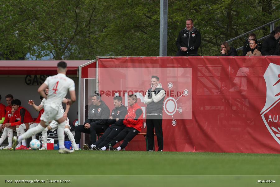 sport, action, TSV Aubstadt, Regionalliga Bayern, NGN Arena, Fussball, FCA, FC Augsburg II, BFV, Aubstadt, AUB, 30. Spieltag, 19.04.2025 - Bild-ID: 2480014