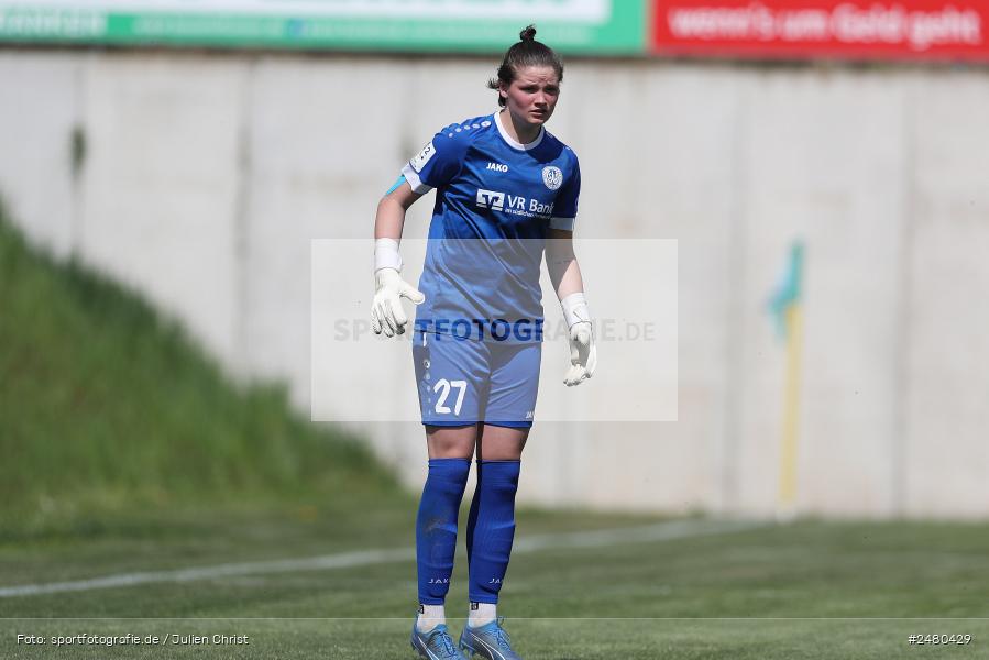Sportanlage Erlbachweg 9, Sachsen b. Ansbach, 20.04.2025, sport, action, DFB, 2. Frauen-Bundesliga, 22. Spieltag, SGE, SVW, Eintracht Frankfurt II, SV 67 Weinberg - Bild-ID: 2480429 Sportanlage Erlbachweg 9, Sachsen b. Ansbach, 20.04.2025, sport, action, DFB, 2. Frauen-Bundesliga, 22. Spieltag, SGE, SVW, Eintracht Frankfurt II, SV 67 Weinberg - Bild-ID: 2480429