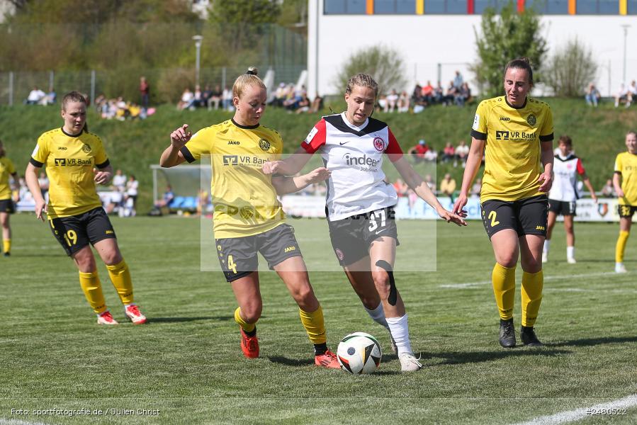 sport, action, Sportanlage Erlbachweg 9, Sachsen b. Ansbach, SVW, SV 67 Weinberg, SGE, Eintracht Frankfurt II, DFB, 22. Spieltag, 20.04.2025, 2. Frauen-Bundesliga - Bild-ID: 2480522 sport, action, Sportanlage Erlbachweg 9, Sachsen b. Ansbach, SVW, SV 67 Weinberg, SGE, Eintracht Frankfurt II, DFB, 22. Spieltag, 20.04.2025, 2. Frauen-Bundesliga - Bild-ID: 2480522