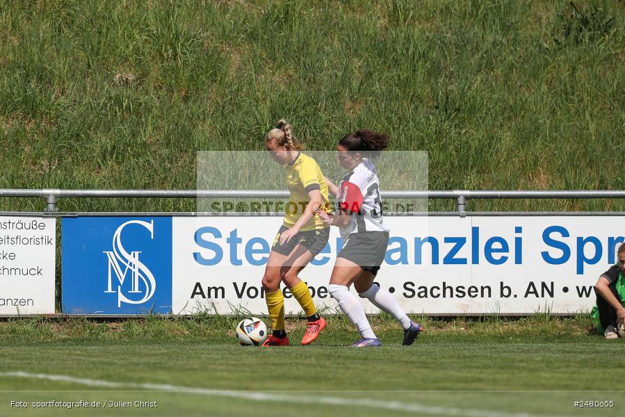 sport, action, Sportanlage Erlbachweg 9, Sachsen b. Ansbach, SVW, SV 67 Weinberg, SGE, Eintracht Frankfurt II, DFB, 22. Spieltag, 20.04.2025, 2. Frauen-Bundesliga - Bild-ID: 2480655 sport, action, Sportanlage Erlbachweg 9, Sachsen b. Ansbach, SVW, SV 67 Weinberg, SGE, Eintracht Frankfurt II, DFB, 22. Spieltag, 20.04.2025, 2. Frauen-Bundesliga - Bild-ID: 2480655