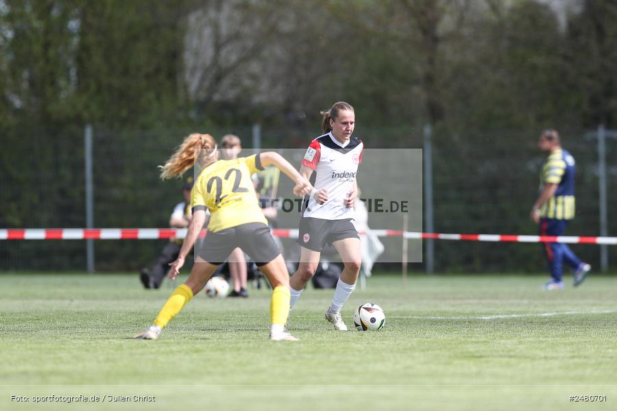 sport, action, Sportanlage Erlbachweg 9, Sachsen b. Ansbach, SVW, SV 67 Weinberg, SGE, Eintracht Frankfurt II, DFB, 22. Spieltag, 20.04.2025, 2. Frauen-Bundesliga - Bild-ID: 2480701 sport, action, Sportanlage Erlbachweg 9, Sachsen b. Ansbach, SVW, SV 67 Weinberg, SGE, Eintracht Frankfurt II, DFB, 22. Spieltag, 20.04.2025, 2. Frauen-Bundesliga - Bild-ID: 2480701