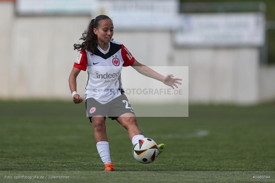 sport, action, Sportanlage Erlbachweg 9, Sachsen b. Ansbach, SVW, SV 67 Weinberg, SGE, Eintracht Frankfurt II, DFB, 22. Spieltag, 20.04.2025, 2. Frauen-Bundesliga - Bild-ID: 2480794 sport, action, Sportanlage Erlbachweg 9, Sachsen b. Ansbach, SVW, SV 67 Weinberg, SGE, Eintracht Frankfurt II, DFB, 22. Spieltag, 20.04.2025, 2. Frauen-Bundesliga - Bild-ID: 2480794