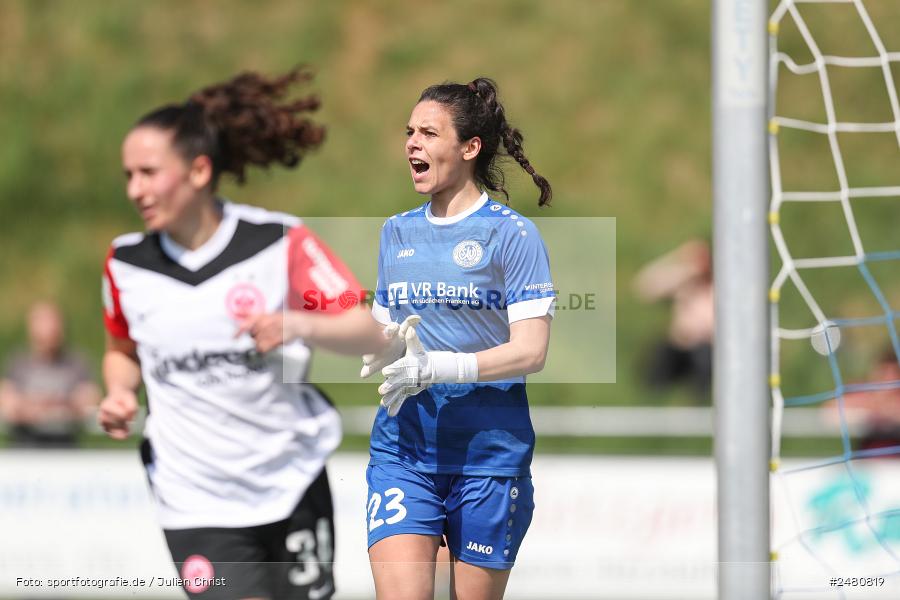 sport, action, Sportanlage Erlbachweg 9, Sachsen b. Ansbach, SVW, SV 67 Weinberg, SGE, Eintracht Frankfurt II, DFB, 22. Spieltag, 20.04.2025, 2. Frauen-Bundesliga - Bild-ID: 2480819 sport, action, Sportanlage Erlbachweg 9, Sachsen b. Ansbach, SVW, SV 67 Weinberg, SGE, Eintracht Frankfurt II, DFB, 22. Spieltag, 20.04.2025, 2. Frauen-Bundesliga - Bild-ID: 2480819