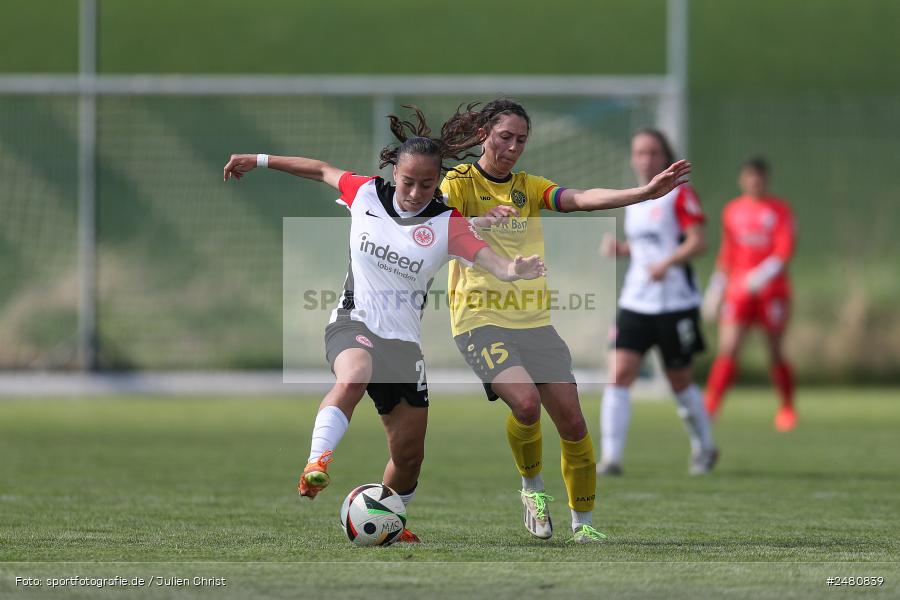 sport, action, Sportanlage Erlbachweg 9, Sachsen b. Ansbach, SVW, SV 67 Weinberg, SGE, Eintracht Frankfurt II, DFB, 22. Spieltag, 20.04.2025, 2. Frauen-Bundesliga - Bild-ID: 2480839 sport, action, Sportanlage Erlbachweg 9, Sachsen b. Ansbach, SVW, SV 67 Weinberg, SGE, Eintracht Frankfurt II, DFB, 22. Spieltag, 20.04.2025, 2. Frauen-Bundesliga - Bild-ID: 2480839