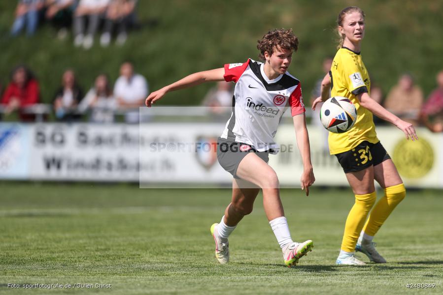 sport, action, Sportanlage Erlbachweg 9, Sachsen b. Ansbach, SVW, SV 67 Weinberg, SGE, Eintracht Frankfurt II, DFB, 22. Spieltag, 20.04.2025, 2. Frauen-Bundesliga - Bild-ID: 2480849 sport, action, Sportanlage Erlbachweg 9, Sachsen b. Ansbach, SVW, SV 67 Weinberg, SGE, Eintracht Frankfurt II, DFB, 22. Spieltag, 20.04.2025, 2. Frauen-Bundesliga - Bild-ID: 2480849
