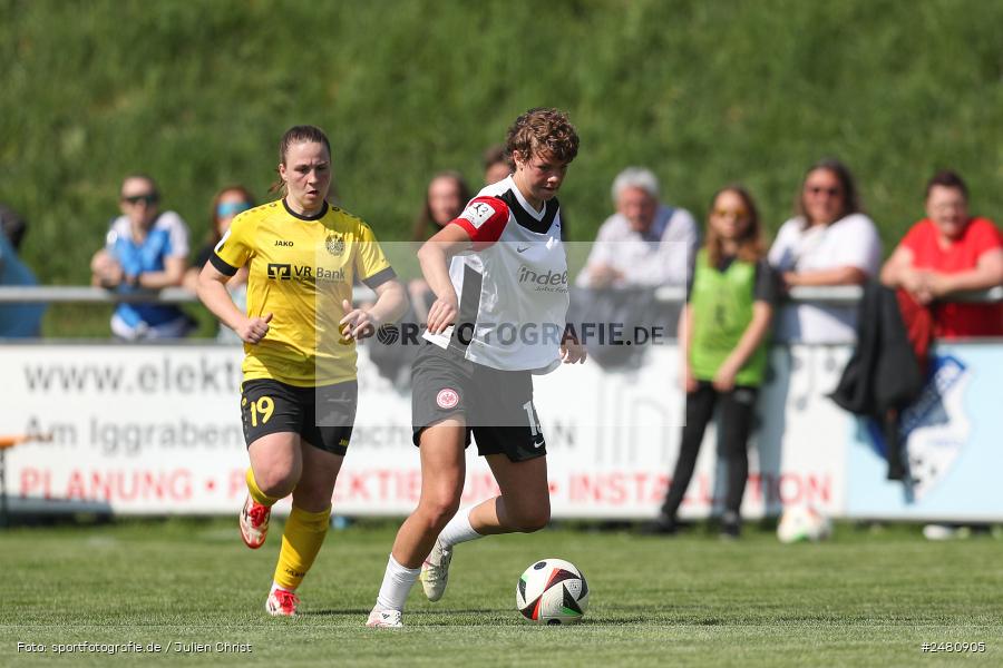 sport, action, Sportanlage Erlbachweg 9, Sachsen b. Ansbach, SVW, SV 67 Weinberg, SGE, Eintracht Frankfurt II, DFB, 22. Spieltag, 20.04.2025, 2. Frauen-Bundesliga - Bild-ID: 2480905 sport, action, Sportanlage Erlbachweg 9, Sachsen b. Ansbach, SVW, SV 67 Weinberg, SGE, Eintracht Frankfurt II, DFB, 22. Spieltag, 20.04.2025, 2. Frauen-Bundesliga - Bild-ID: 2480905