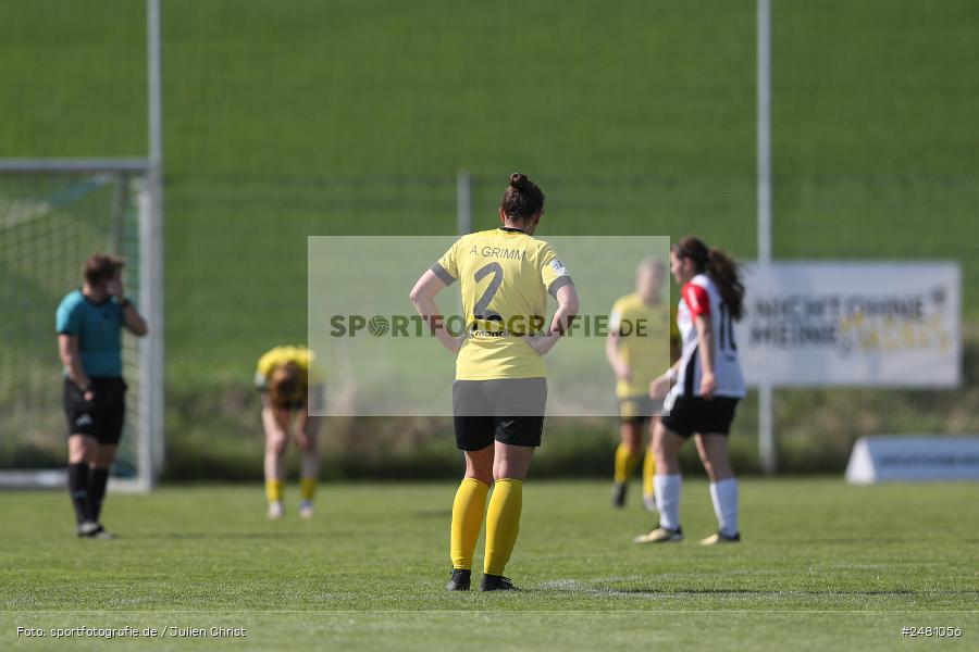 sport, action, Sportanlage Erlbachweg 9, Sachsen b. Ansbach, SVW, SV 67 Weinberg, SGE, Eintracht Frankfurt II, DFB, 22. Spieltag, 20.04.2025, 2. Frauen-Bundesliga - Bild-ID: 2481056 sport, action, Sportanlage Erlbachweg 9, Sachsen b. Ansbach, SVW, SV 67 Weinberg, SGE, Eintracht Frankfurt II, DFB, 22. Spieltag, 20.04.2025, 2. Frauen-Bundesliga - Bild-ID: 2481056