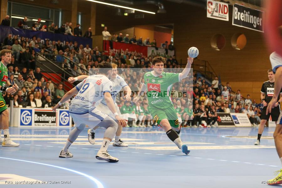 sport, action, Untermainhalle, TVG, TV Großwallstadt, Handball, GWD Minden, GWD, Elsenfeld, 21.04.2025, 2. Handball-Bundesliga, 2. HBL - Bild-ID: 2481179