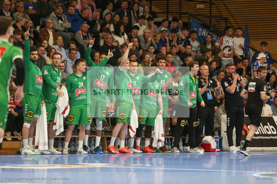 sport, action, Untermainhalle, TVG, TV Großwallstadt, Handball, GWD Minden, GWD, Elsenfeld, 21.04.2025, 2. Handball-Bundesliga, 2. HBL - Bild-ID: 2481183