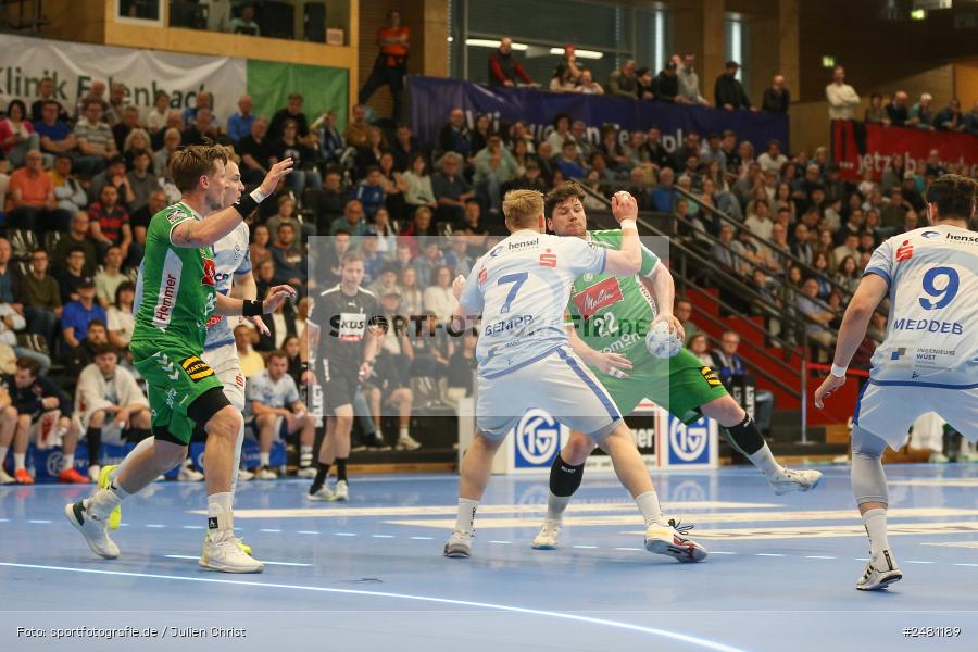 sport, action, Untermainhalle, TVG, TV Großwallstadt, Handball, GWD Minden, GWD, Elsenfeld, 21.04.2025, 2. Handball-Bundesliga, 2. HBL - Bild-ID: 2481189